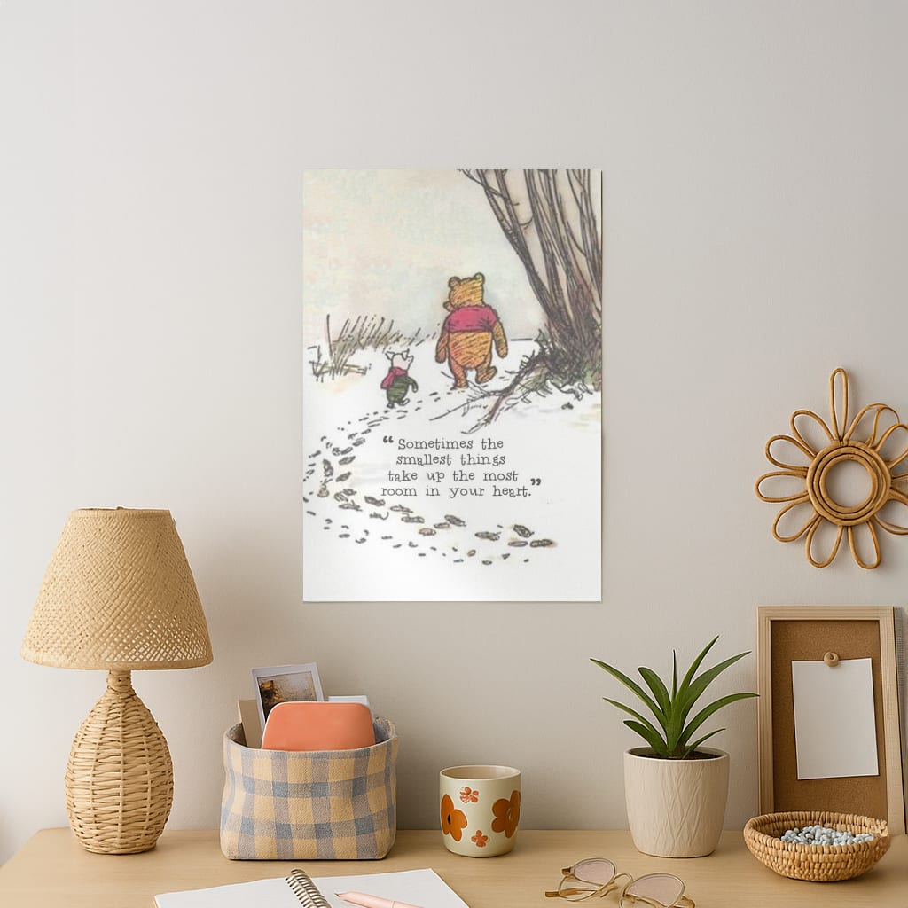 Sometimes The Smallest Things Art Print