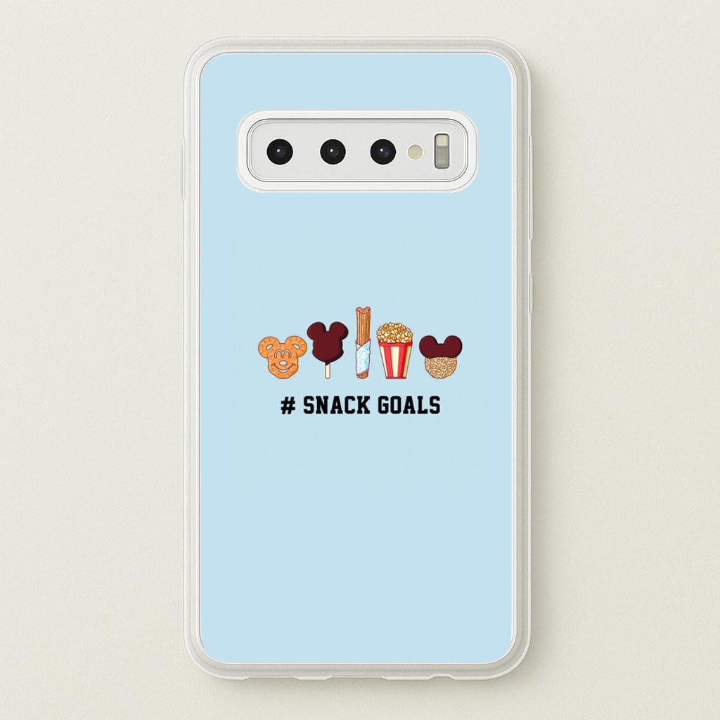 Snack Goals - Disney Phone Case for Galaxy S10