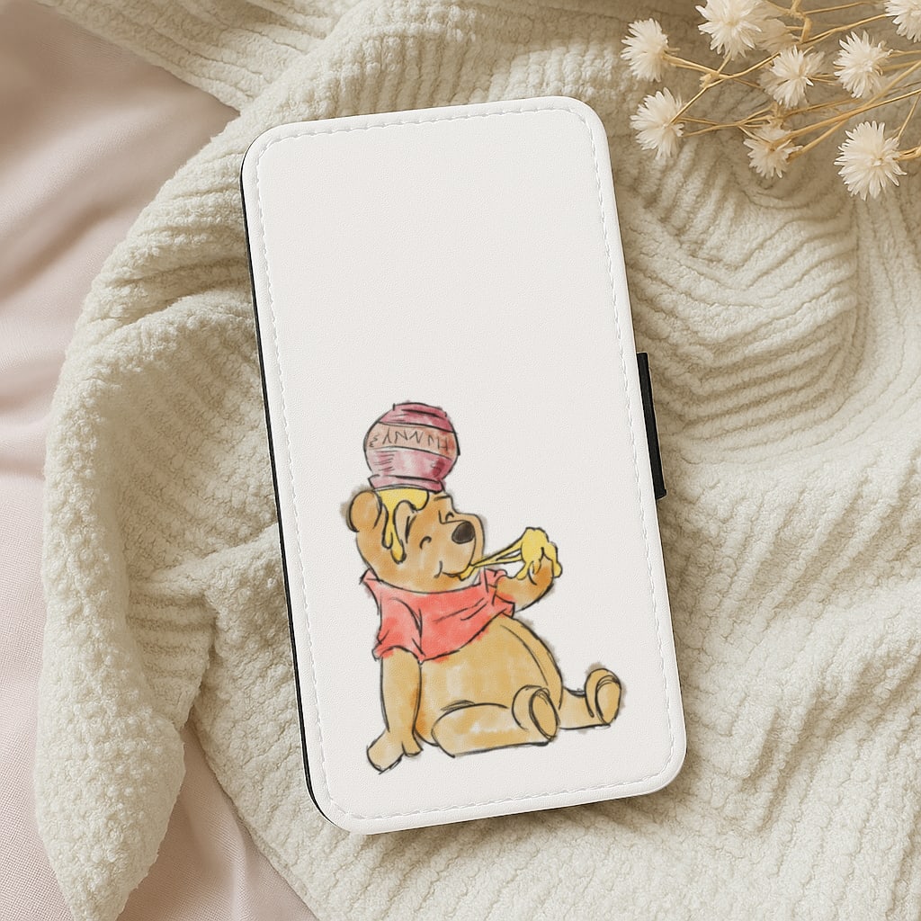 Winnie Sketch Wallet Phone Case