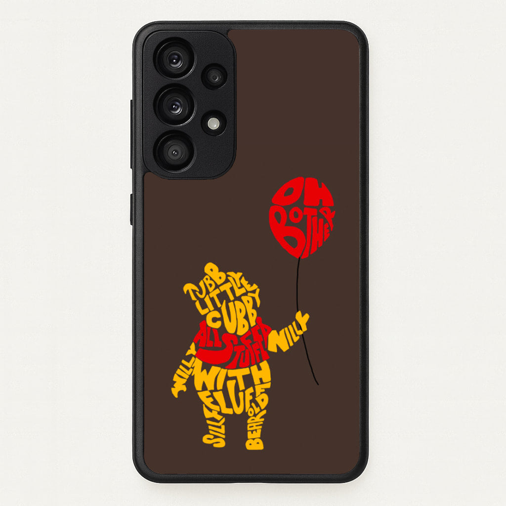 Winnie In Words - Disney Phone Case for Galaxy A53