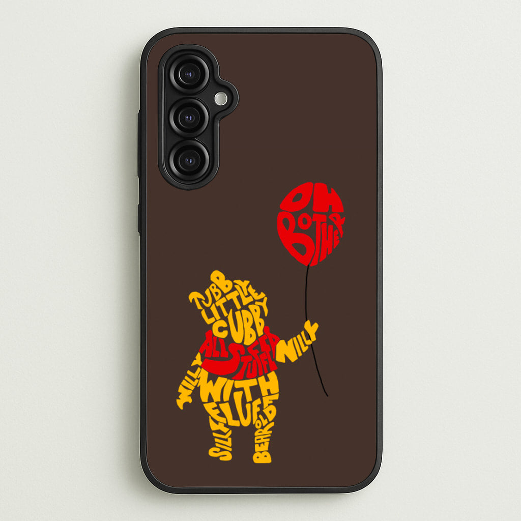 Winnie In Words - Disney Phone Case for Galaxy A14