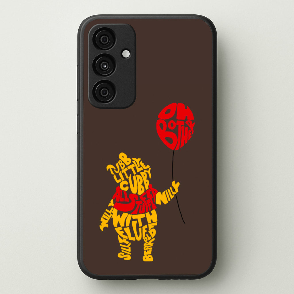 Winnie In Words - Disney Phone Case for Galaxy A35