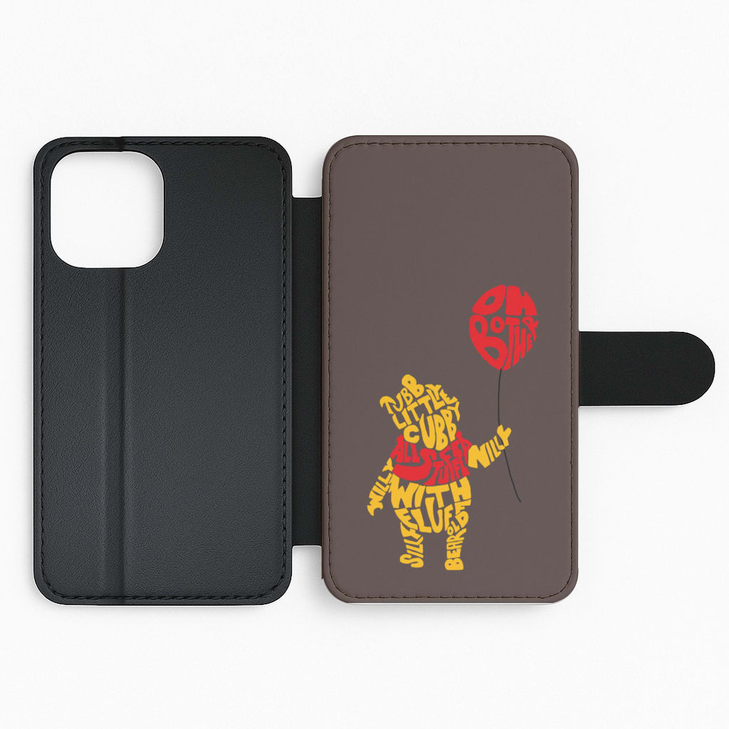 Winnie In Words Flip Phone Case