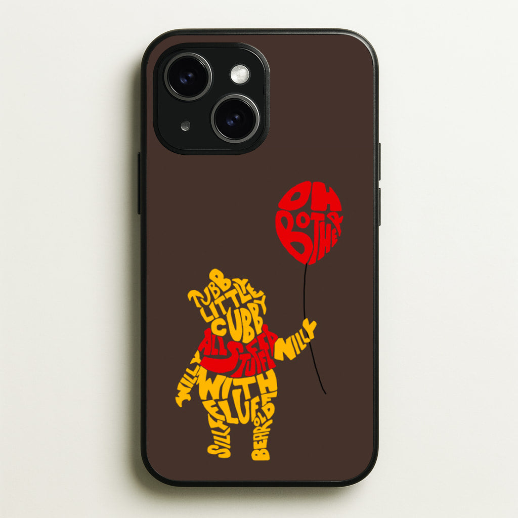Winnie In Words - Disney Phone Case for iPhone 15