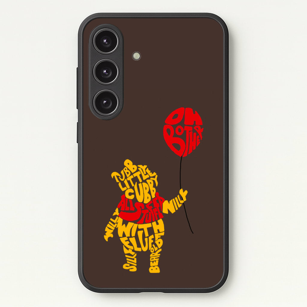 Winnie In Words - Disney Phone Case for Galaxy S24