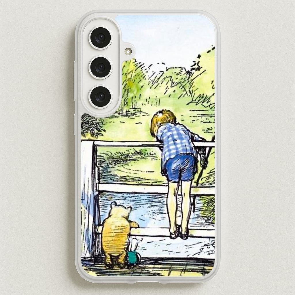 Winnie & Christopher Robin Phone Case for Galaxy S25FE