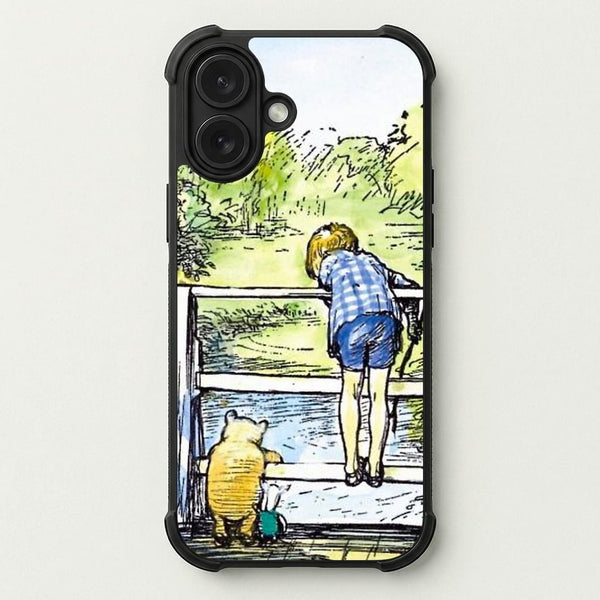 Winnie & Christopher Robin Phone Case — Bumper case