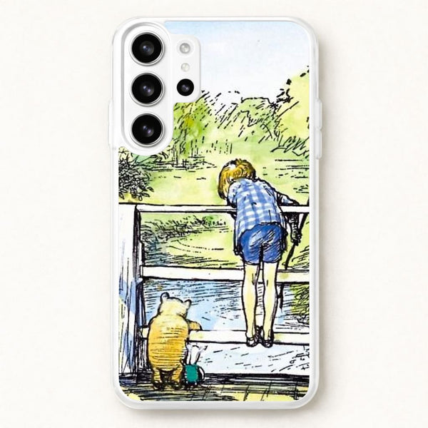 Winnie & Christopher Robin Phone Case for Galaxy S26 Ultra