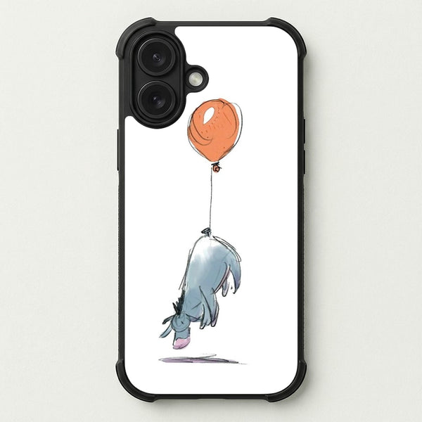 Donkey And His Balloon Phone Case — Bumper case