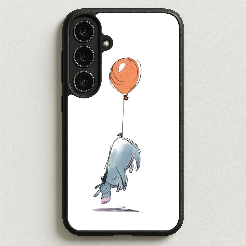 Donkey And His Balloon Phone Case for Galaxy S25FE