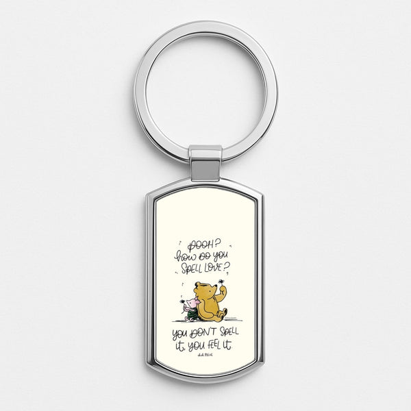 A Tale Of Love - Winnie Silver Keyring