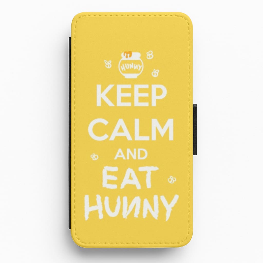 Keep Calm And Eat Honey - Winnie The Pooh Flip / Wallet Phone Case