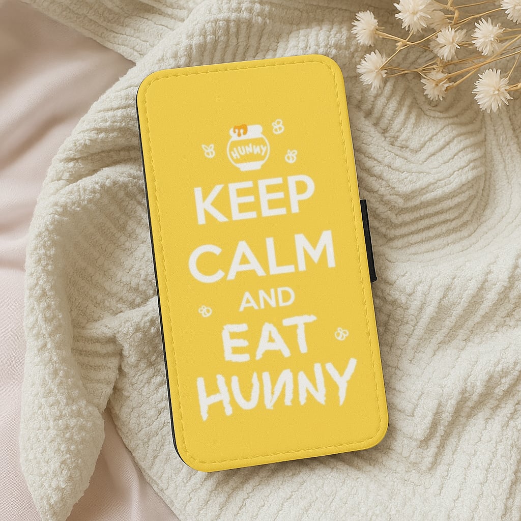 Keep Calm And Eat Honey - Winnie The Pooh Wallet Phone Case