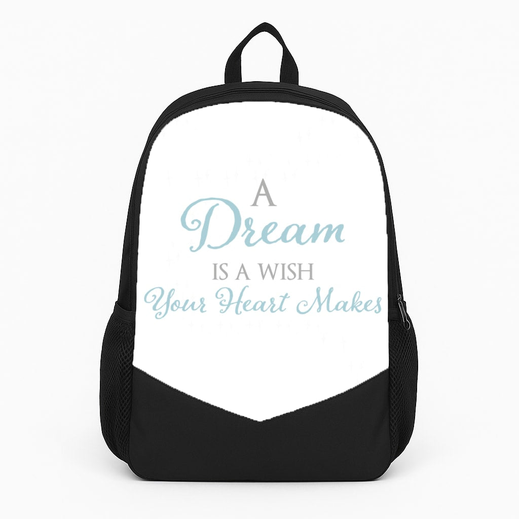 A Dream Is A Wish Your Heart Makes Large Backpack