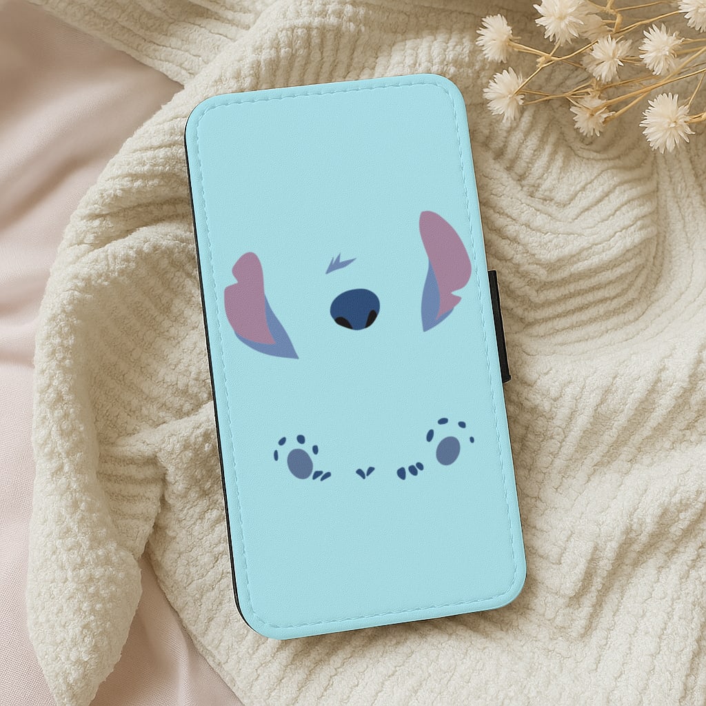 Alien Blue Wallet Phone Case