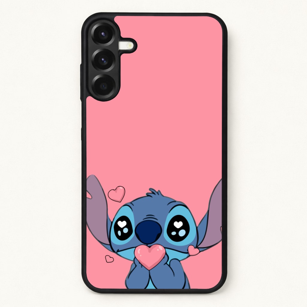 Cute Alien Blue Phone Case for Galaxy A37