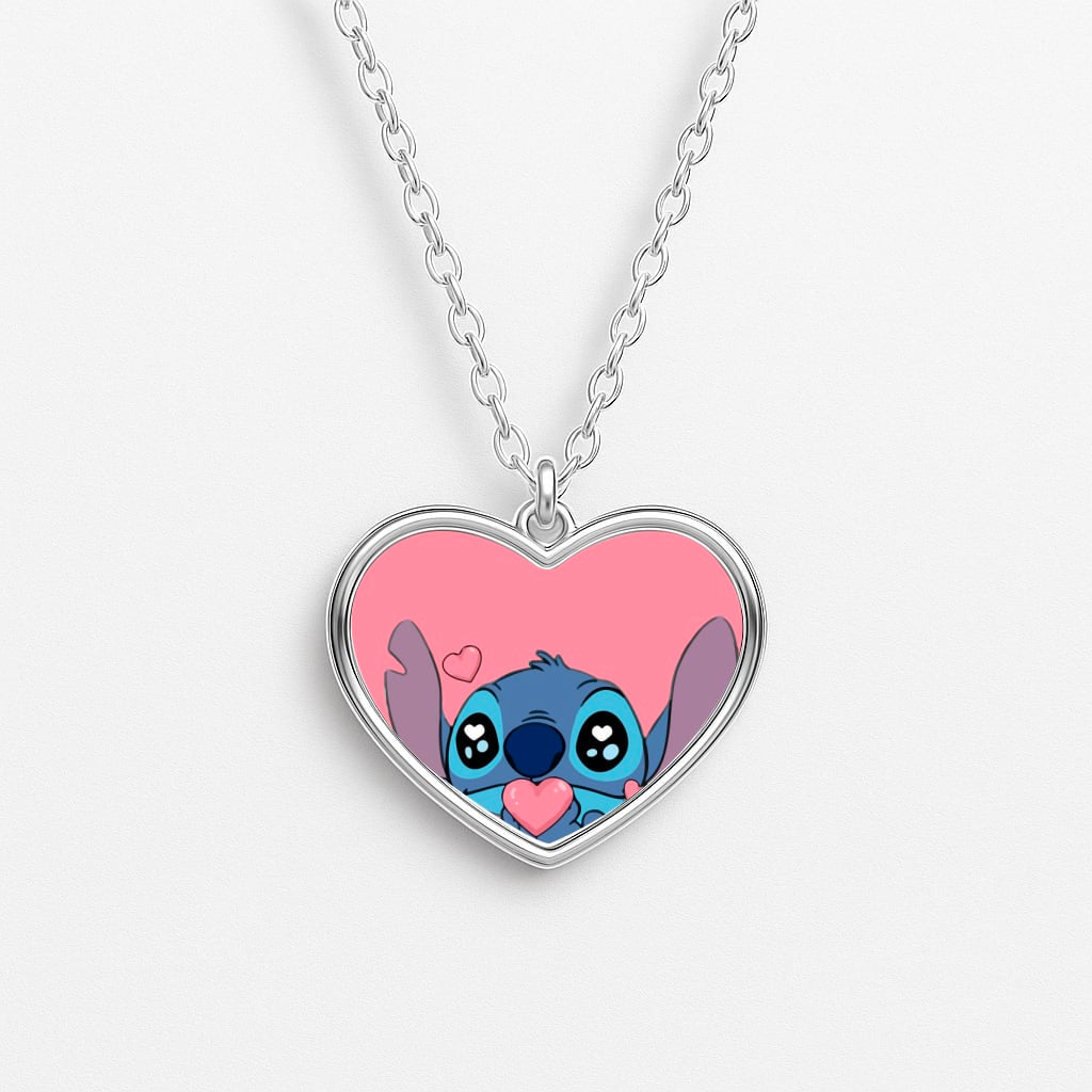 Cute Alien Blue Necklace