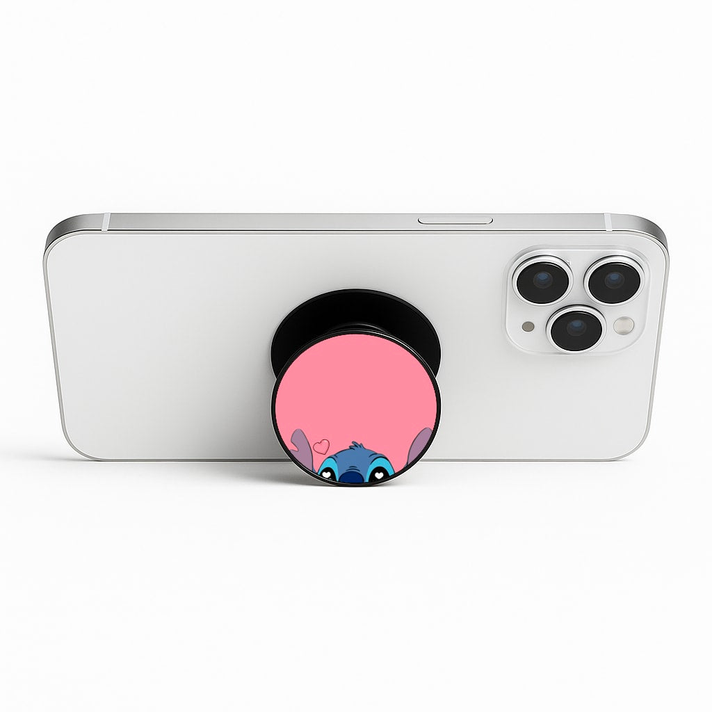 Cute Alien Blue Phone Stand