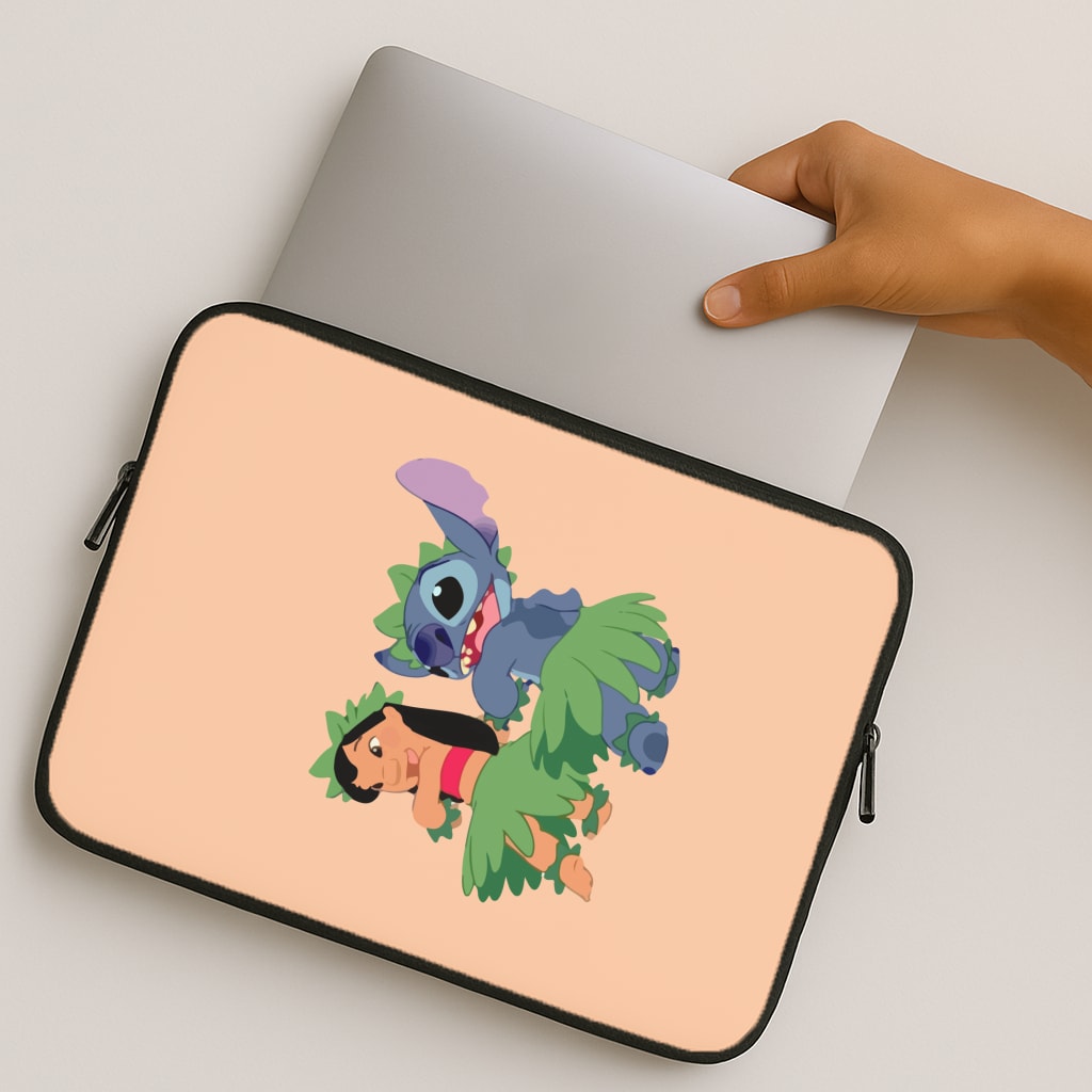 Lilo And Alien Blue Hoola MacBook Case