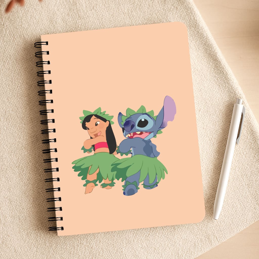 Lilo And Alien Blue Hoola Notepad