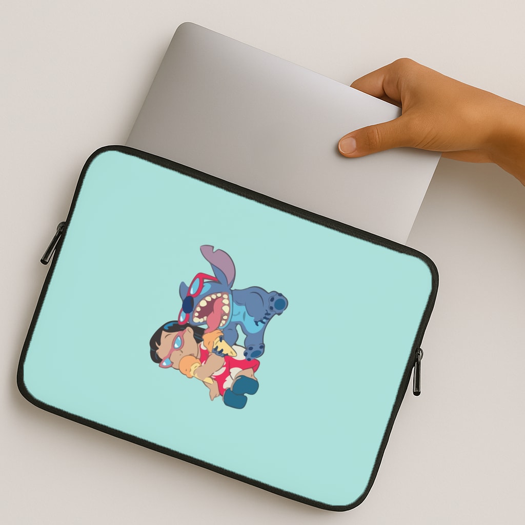 Ice Cream Alien Blue MacBook Case