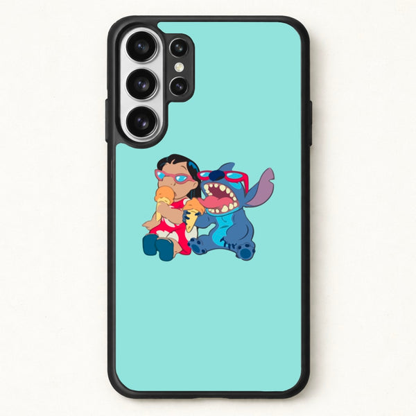 Ice Cream Alien Blue Phone Case for Galaxy S26 Ultra