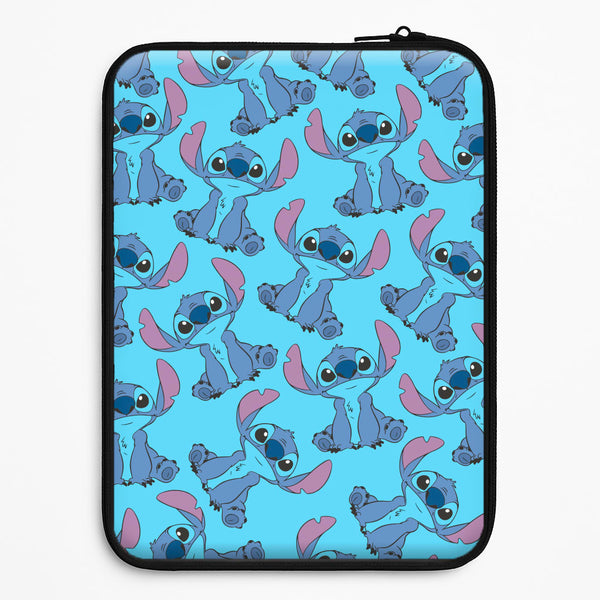 Cute Alien Blue Pattern Universal Laptop Sleeve