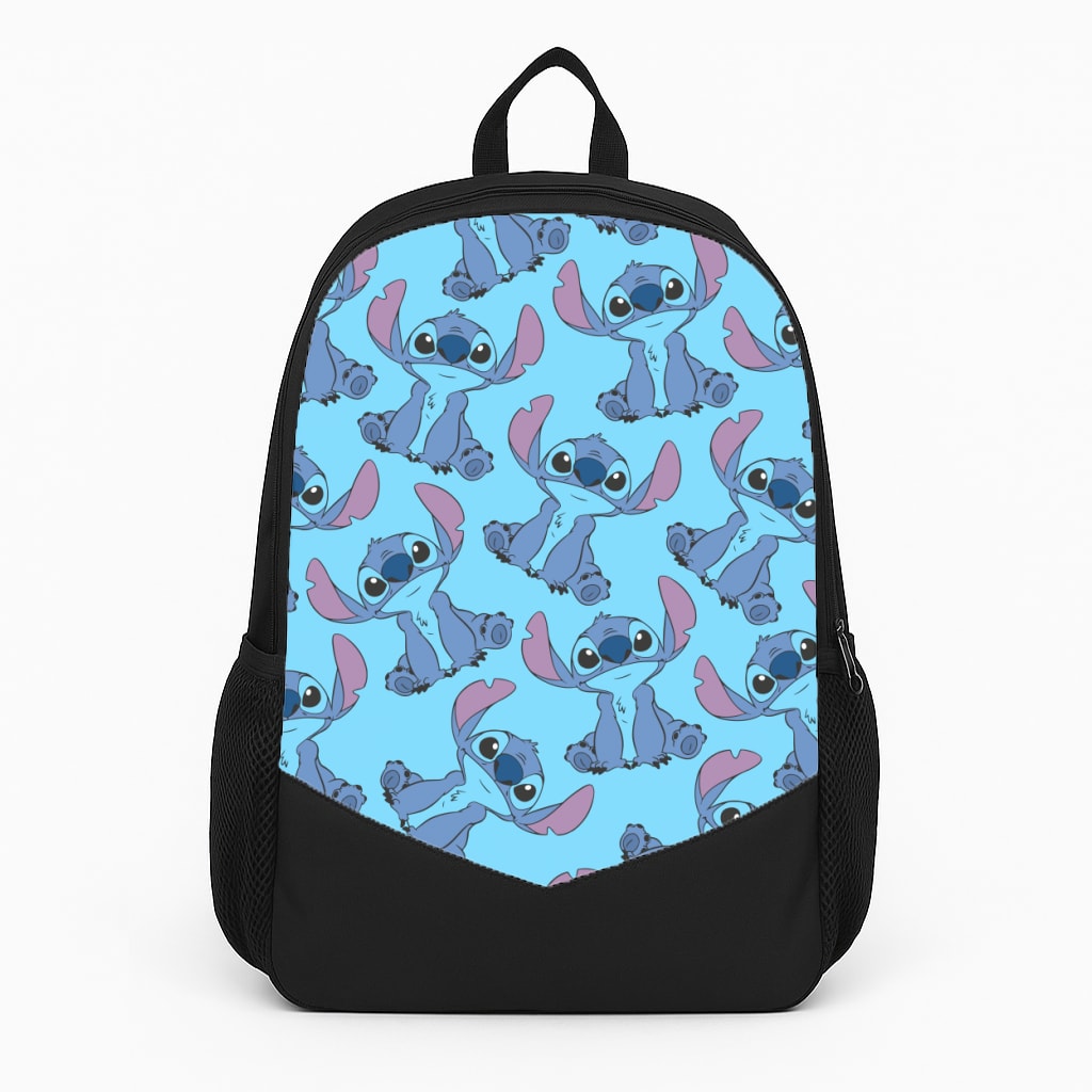 Cute Alien Blue Pattern Backpack