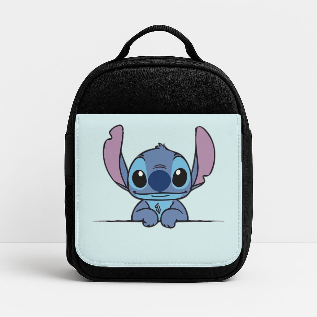 Alien Blue Leaning Insulated Lunchbox