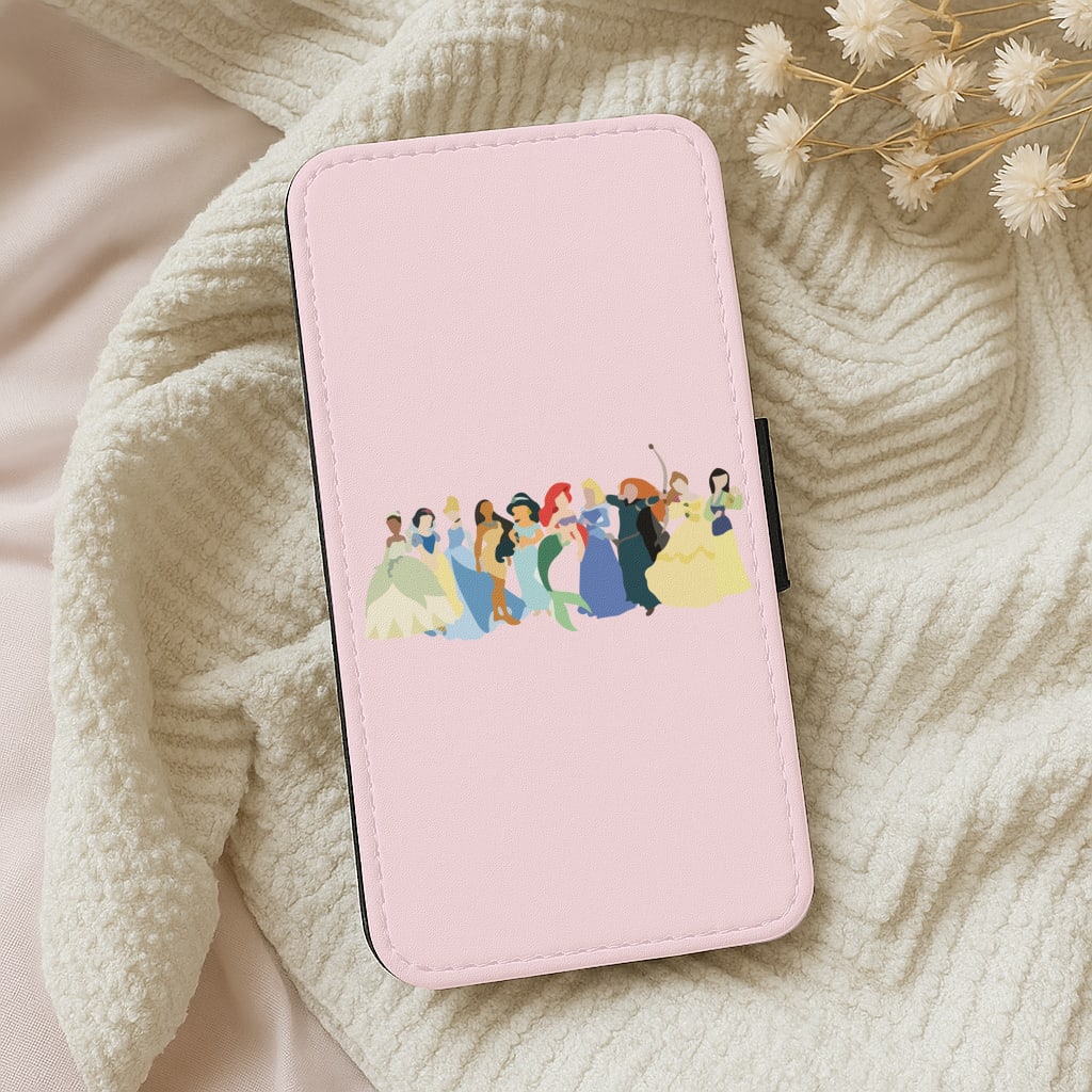 Fairytale Princesses Cast Wallet Phone Case
