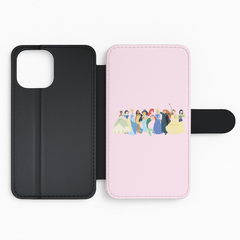 Fairytale Princesses Cast Flip Phone Case