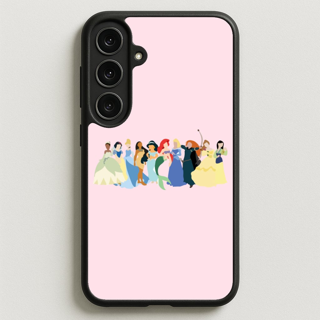 Fairytale Princesses Cast Phone Case for Galaxy S25FE