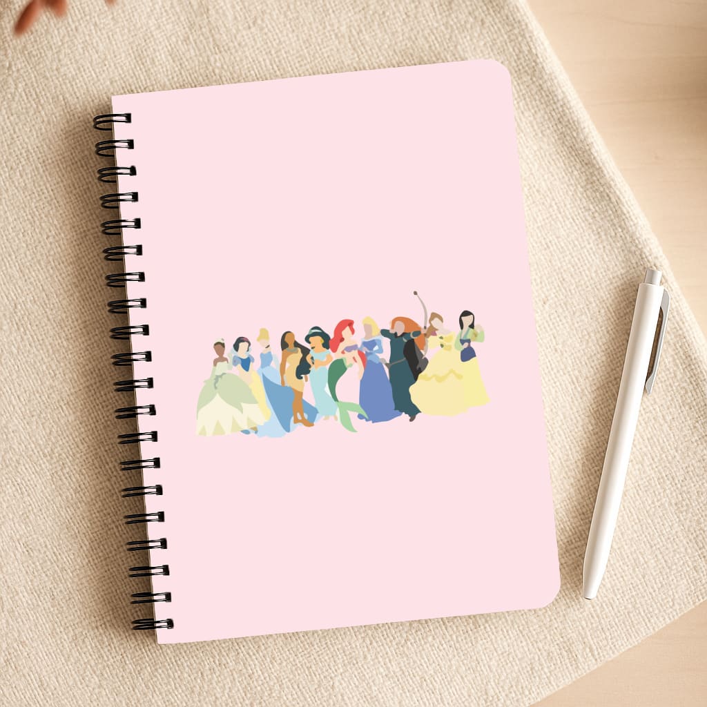Fairytale Princesses Cast Notepad