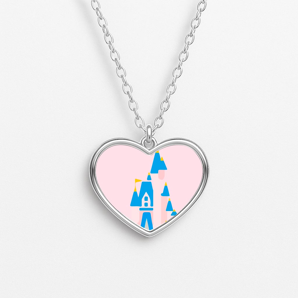 Fairytale Castle Heart Necklace