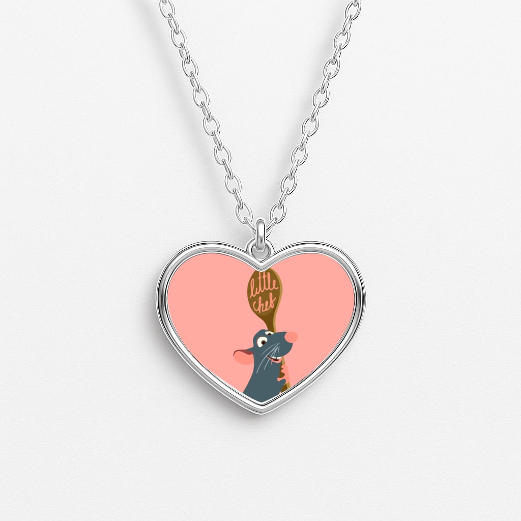 Chef Rat Heart Necklace