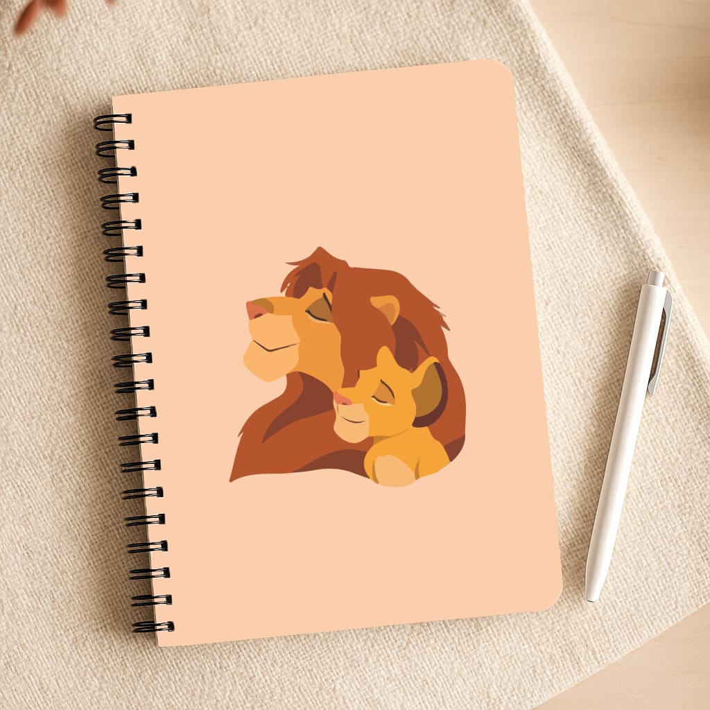 King Lion And Cub Notepad