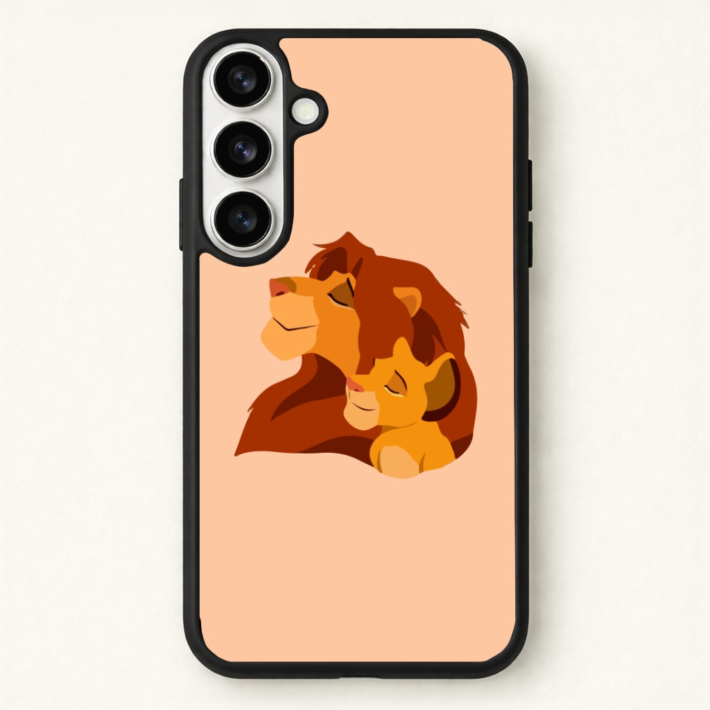 King Lion And Cub Phone Case for Galaxy S26