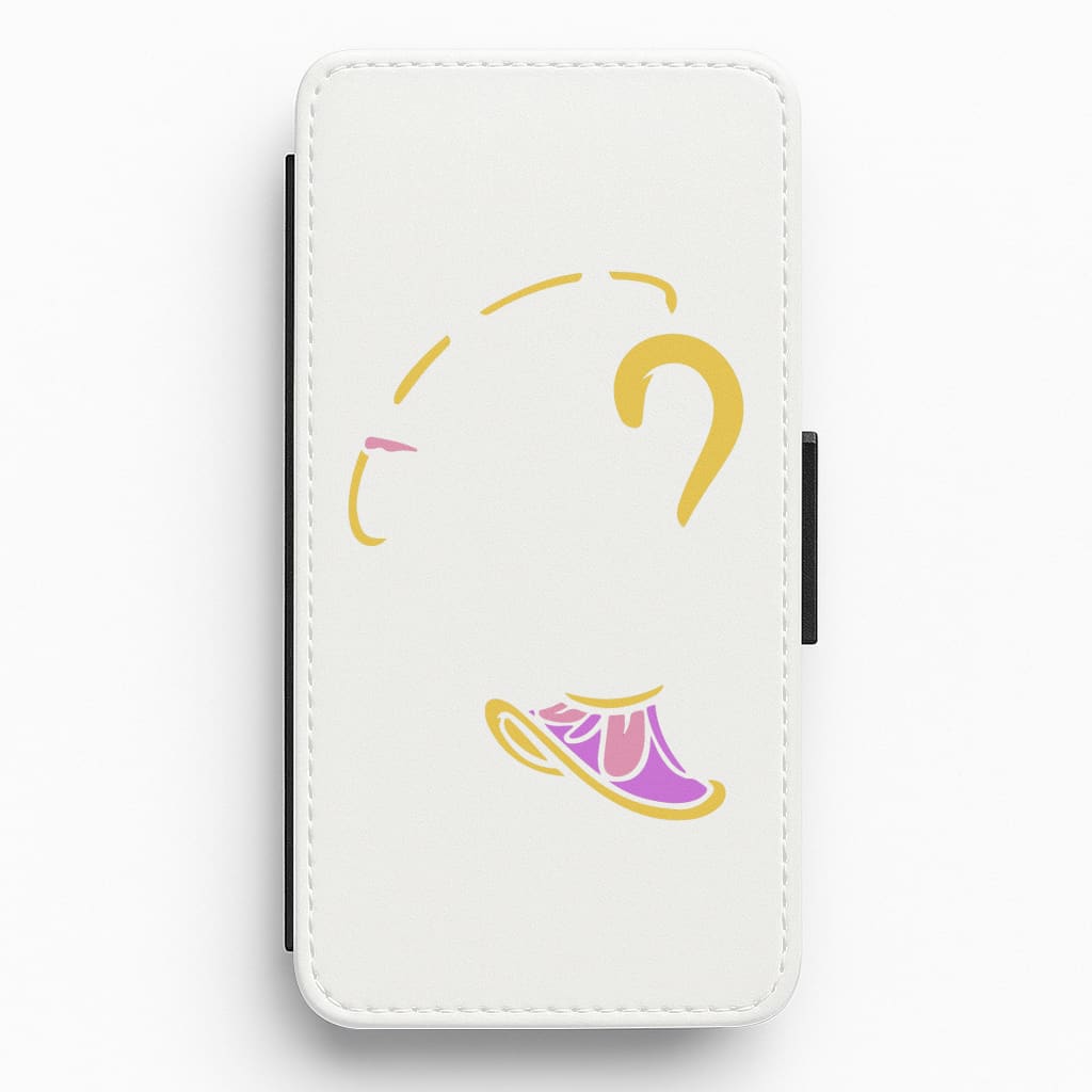 Faceless Chip Teacup - Disney Flip / Wallet Phone Case
