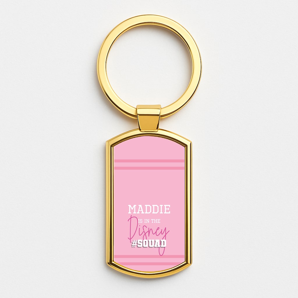 Fairytale Squad - Personalised Fairytale Gold Keyring
