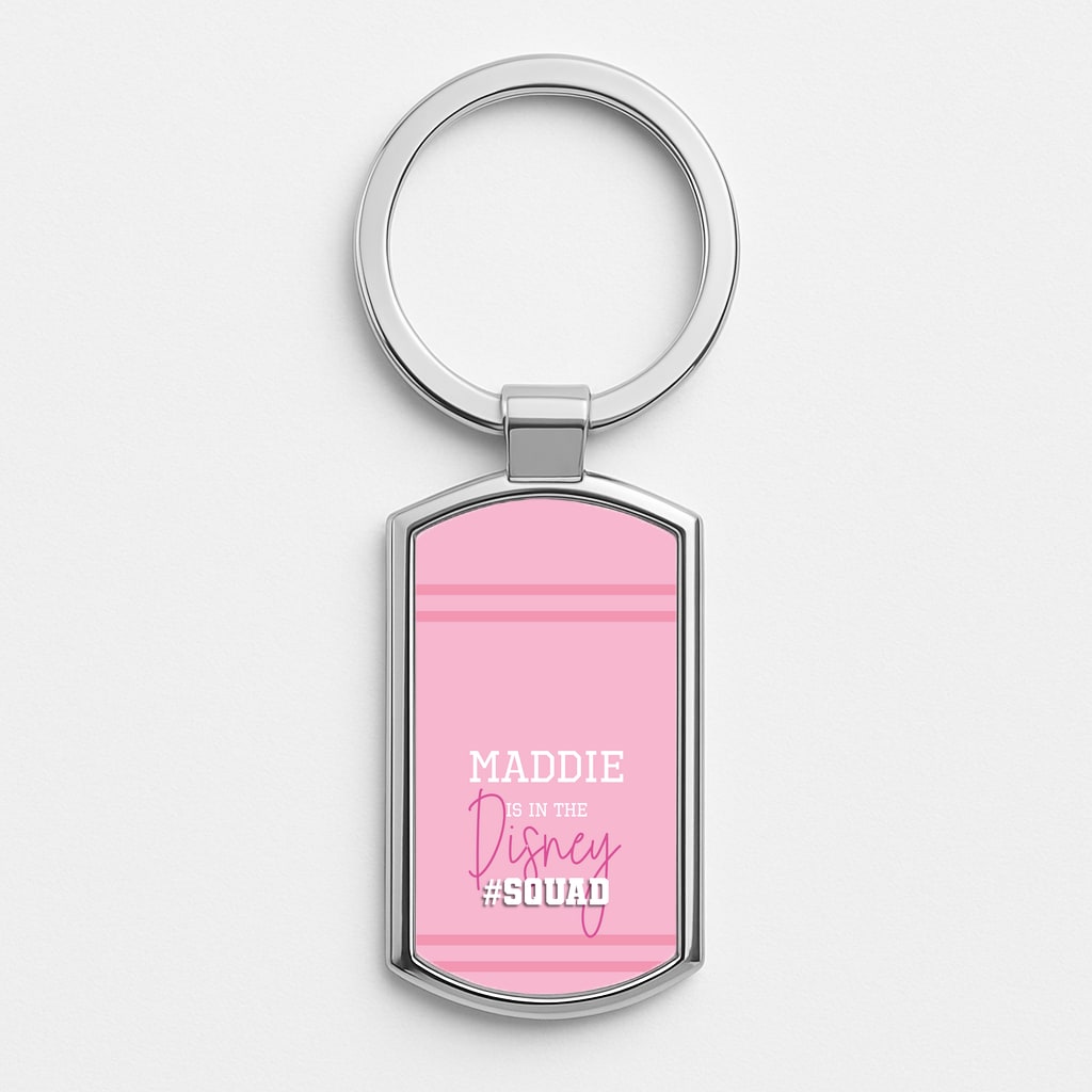 Fairytale Squad - Personalised Fairytale Silver Keyring