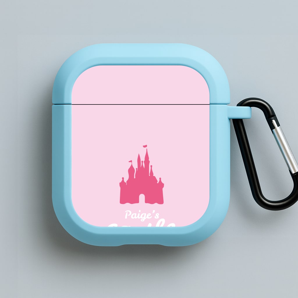 Fairytale Castle - Personalised Fairytale Blue AirPods Case