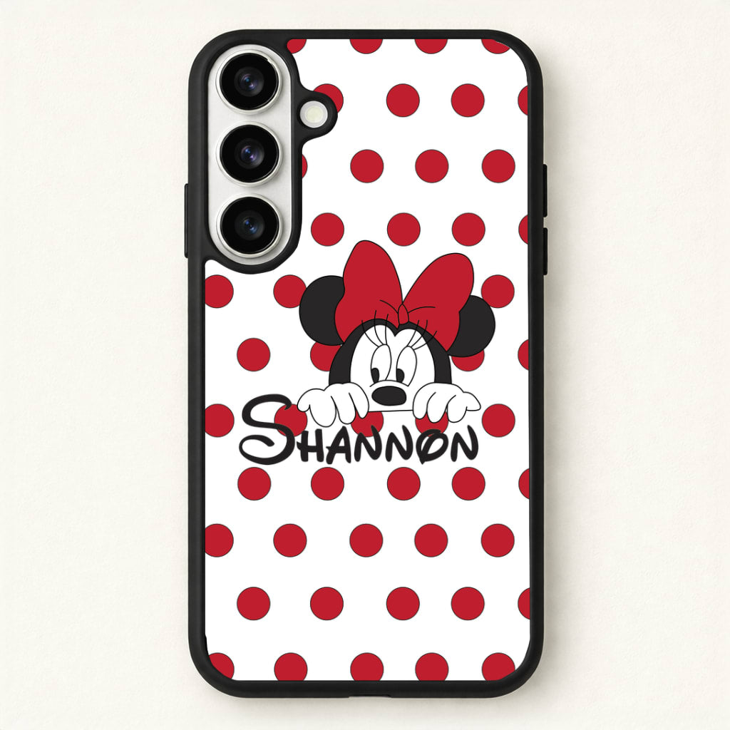 Minnie Mouse - Personalised Fairytale Phone Case for Galaxy S26