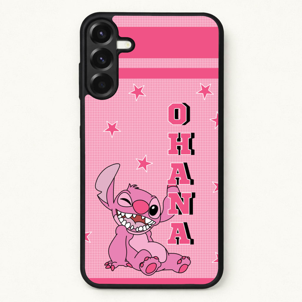 Pink Alien Ohana Phone Case for Galaxy A17