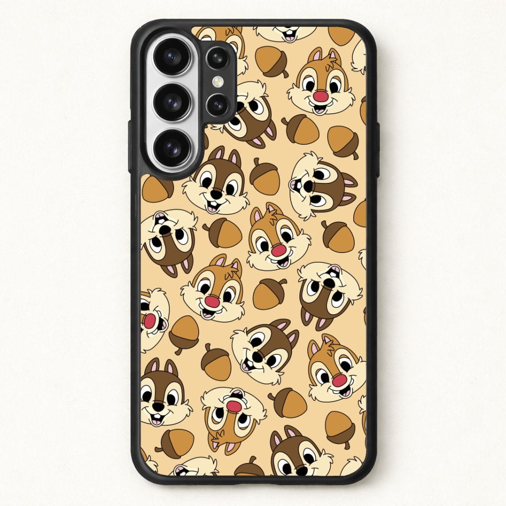 Cute Squirrels And Acorns Pattern Phone Case for Galaxy S26 Ultra