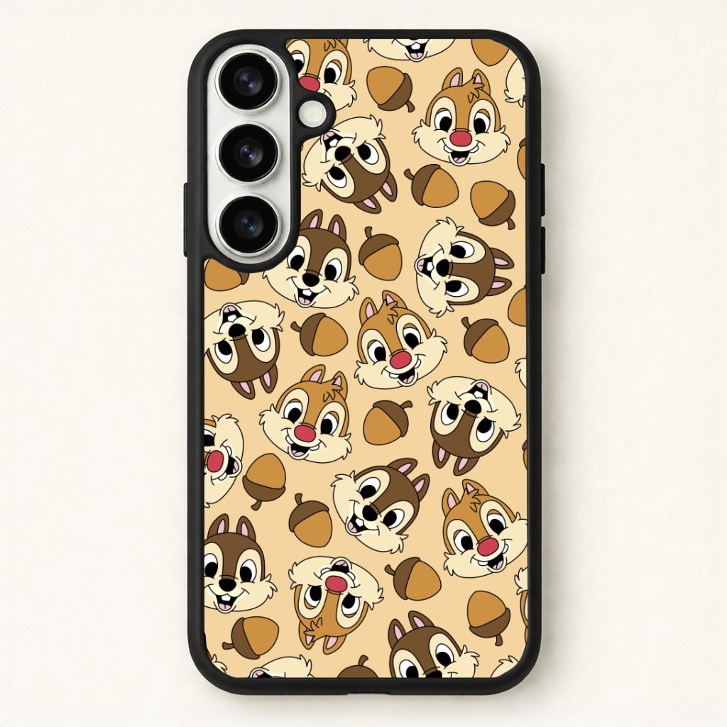 Cute Squirrels And Acorns Pattern Phone Case for Galaxy S26