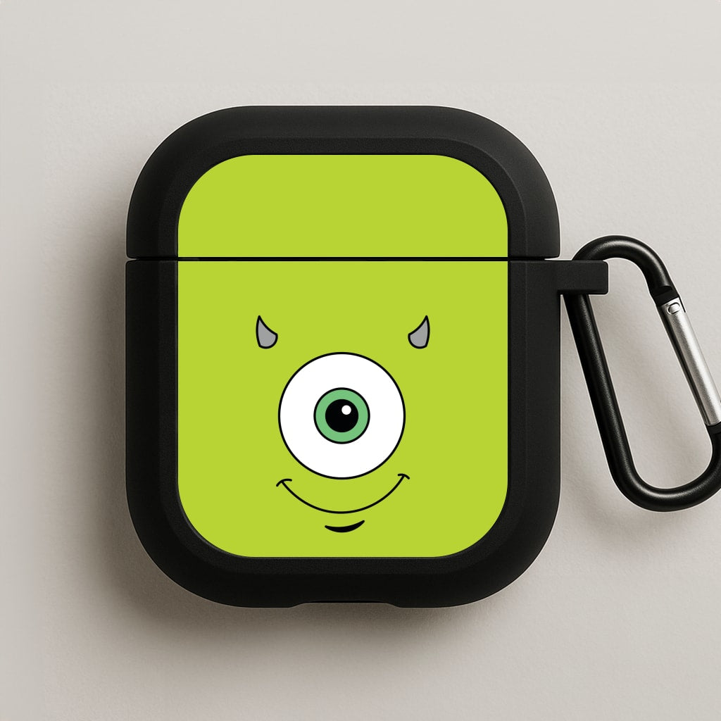 Green Monster Face AirPods Case