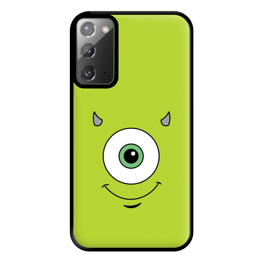 Green Monster Face Phone Case for Galaxy Note 20 Ultra