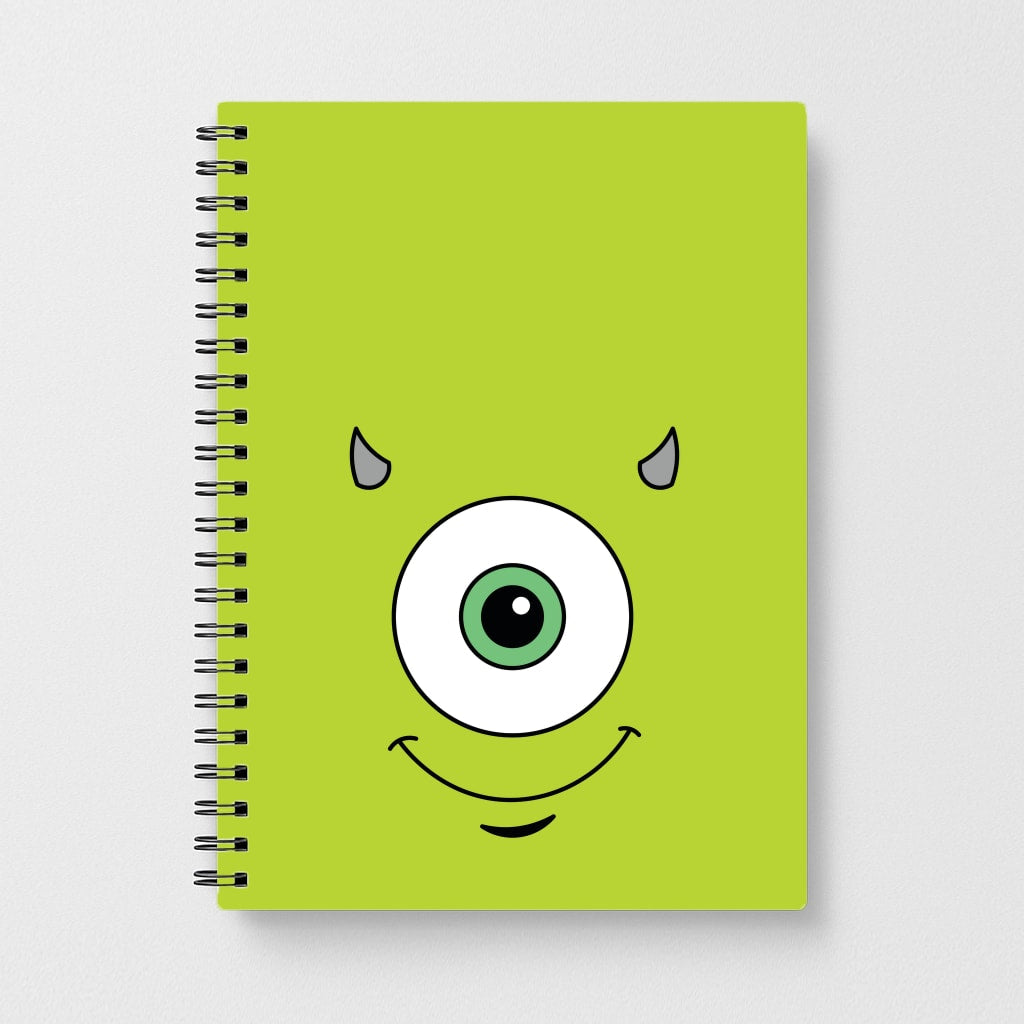 Green Monster Face Notebook