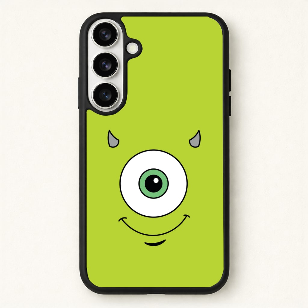 Green Monster Face Phone Case for Galaxy S26