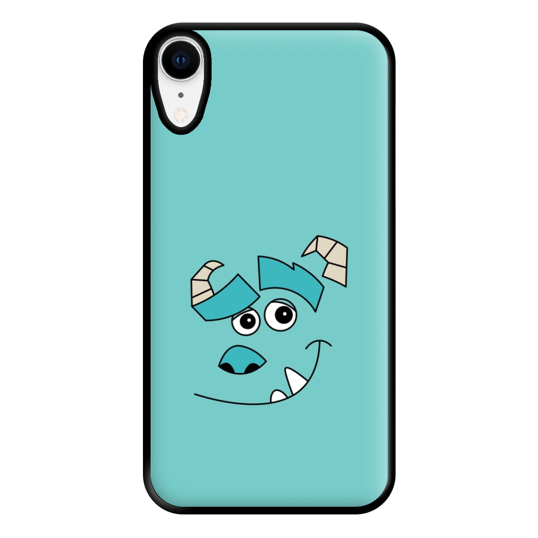 Blue Monster Face Phone Case for iPhone XR